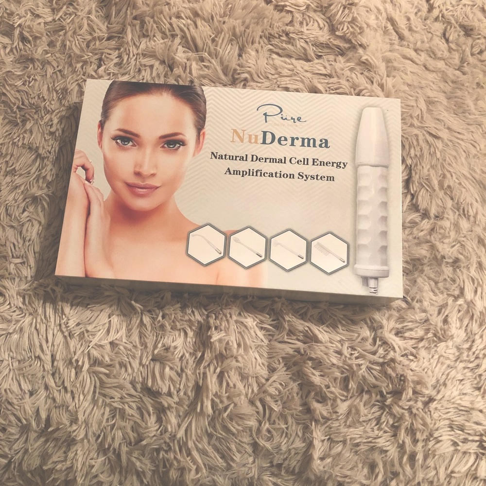 NuDerma Portable Handheld High Frequency Skin Therapy Wand Machine